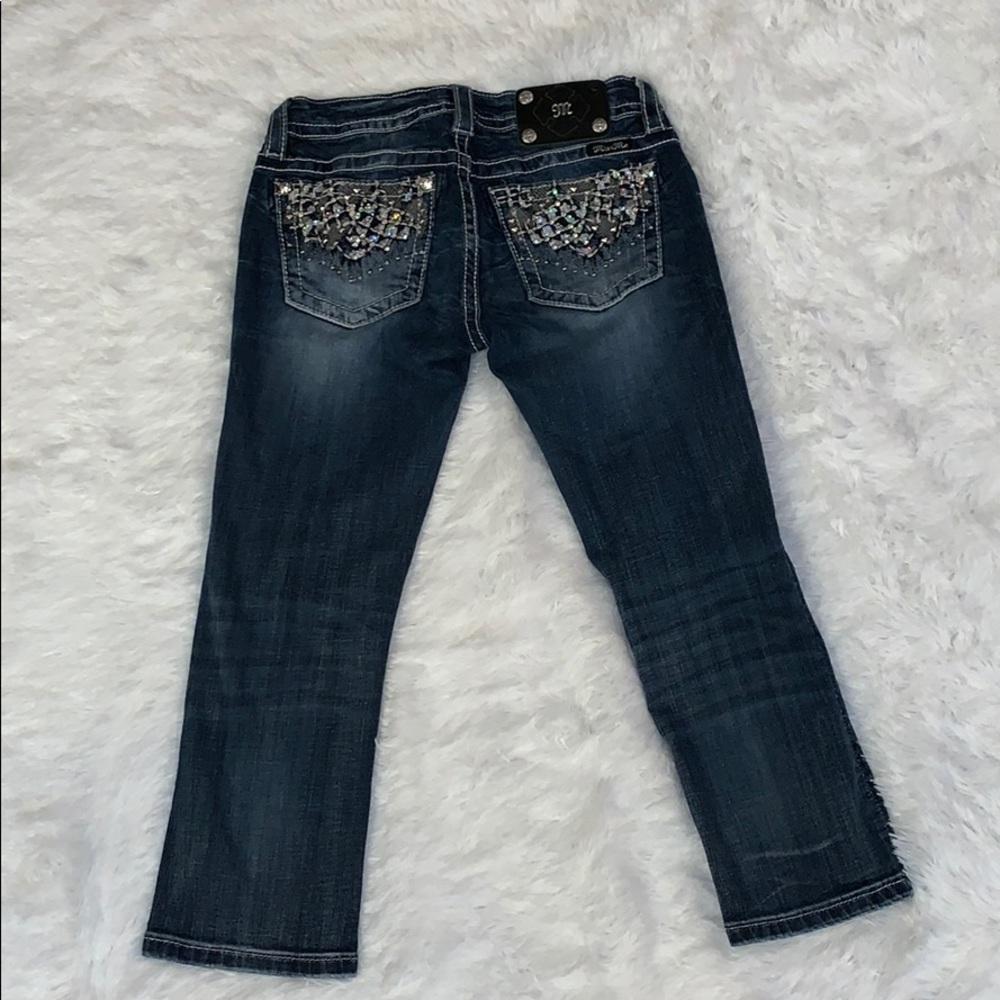 Miss me Signature Capri. Bling pockets 💜